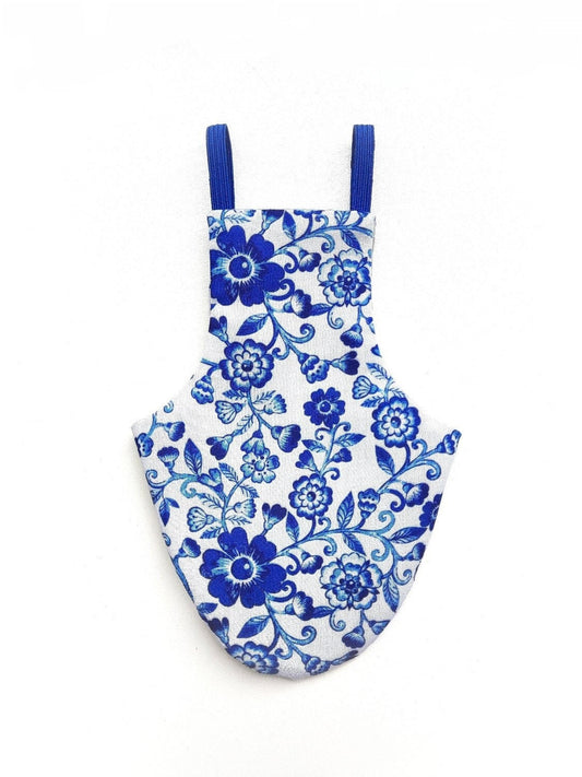 Pigeon Pants Flyper Bird Diaper Flightsuit - Delft Blue