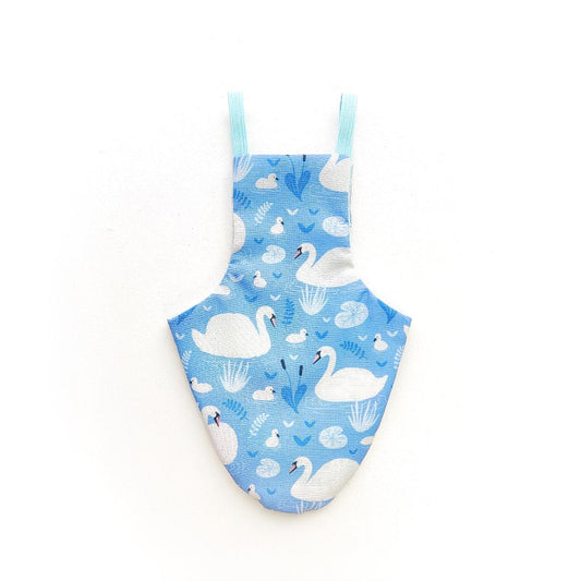 Pigeon Pants Bird Diaper Flightsuit - Swan Lake