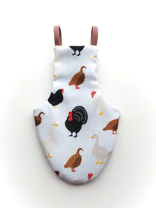 Pigeon Pants Flyper Bird Diaper Flightsuit - Farm Birds