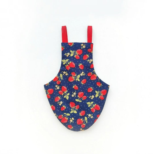 Pigeon Pants Flyper Bird Diaper Flightsuit - Mini Strawberries on Navy