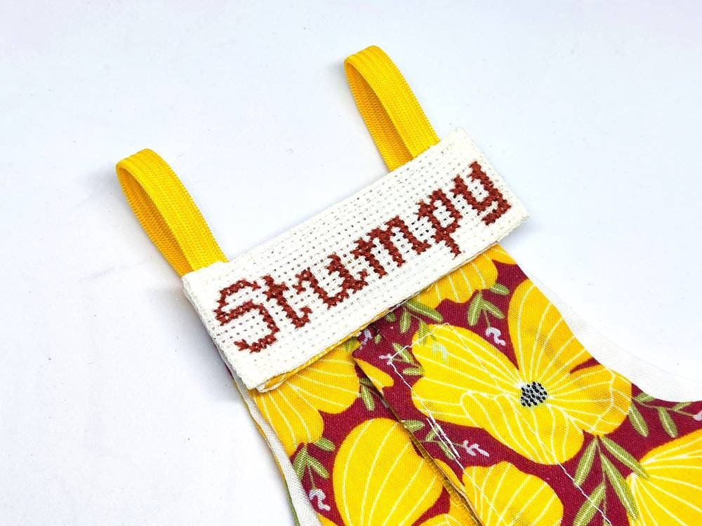 Personalized Name Tag, Message or Picture Embroidery for Pigeon Pants Flyper Bird Diaper Flightsuit (Pants NOT included)