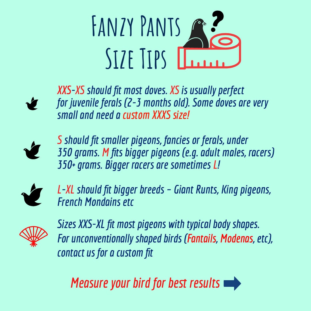 Two-pack Pigeon Pants Mini Bird Diaper Flightsuit - 'Choose Any Two Minis'