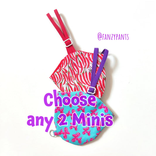 Two-pack Pigeon Pants Mini Bird Diaper Flightsuit - 'Choose Any Two Minis'