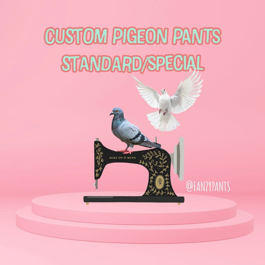 Pigeon Pants Flyper Bird Diaper Flightsuit - Custom Design Standard/Special (See Gallery for Examples)