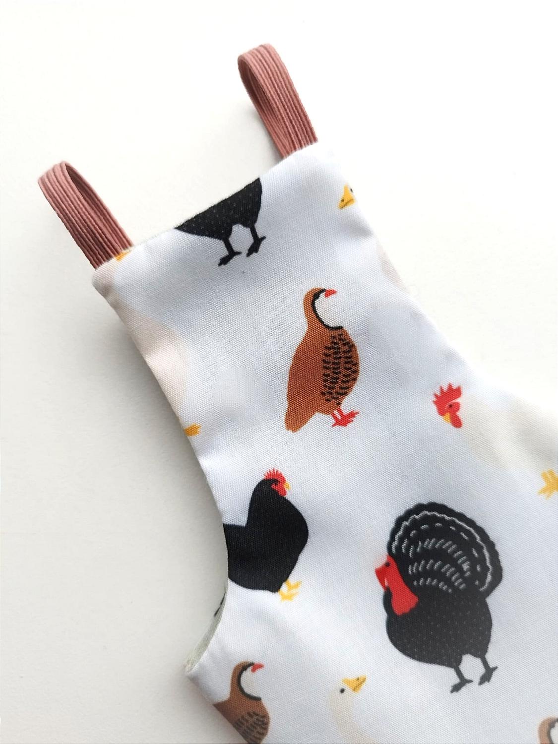 Pigeon Pants Flyper Bird Diaper Flightsuit - Farm Birds