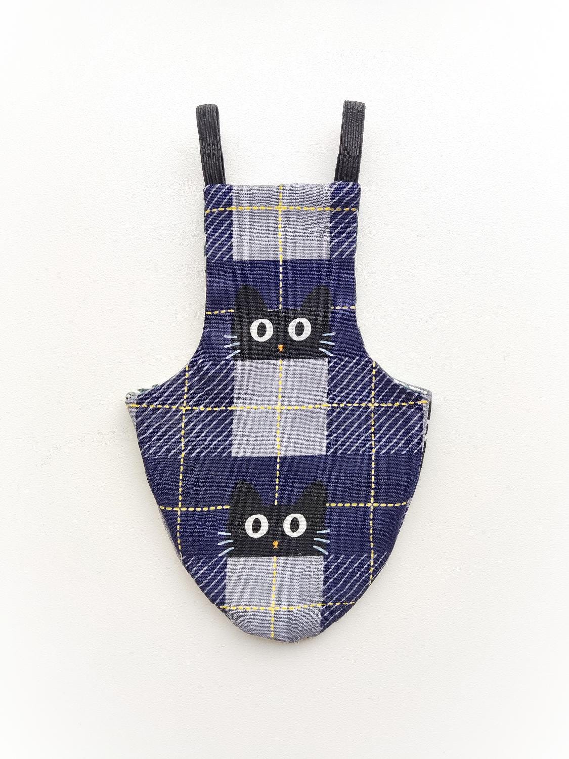 Two-Pack Pigeon Pants Flyper Bird Diaper Flightsuit - Tartan Cats Duo