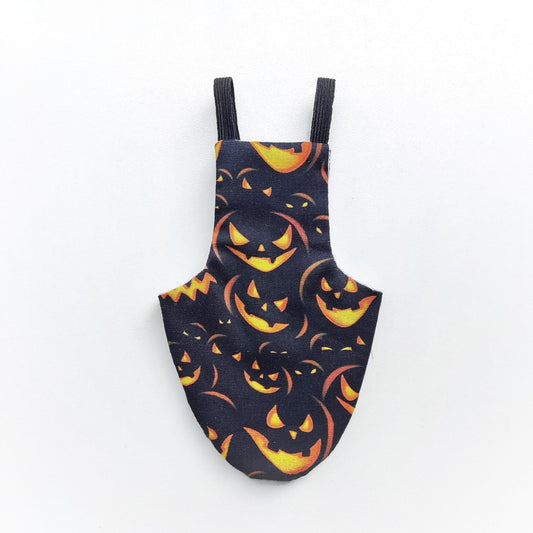 Pigeon Pants Bird Diaper Flightsuit - Jack-o'-lanterns