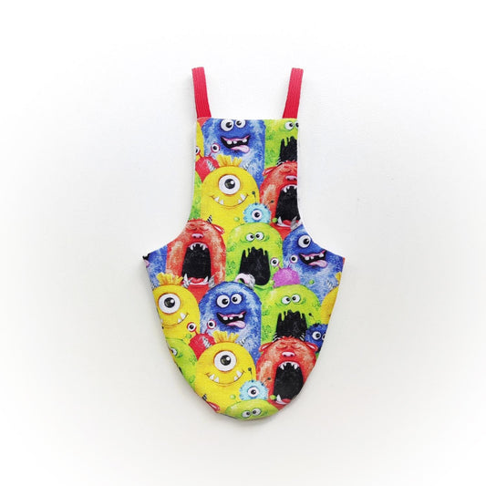 Pigeon Pants Bird Diaper Flyper Flightsuit - Monsters