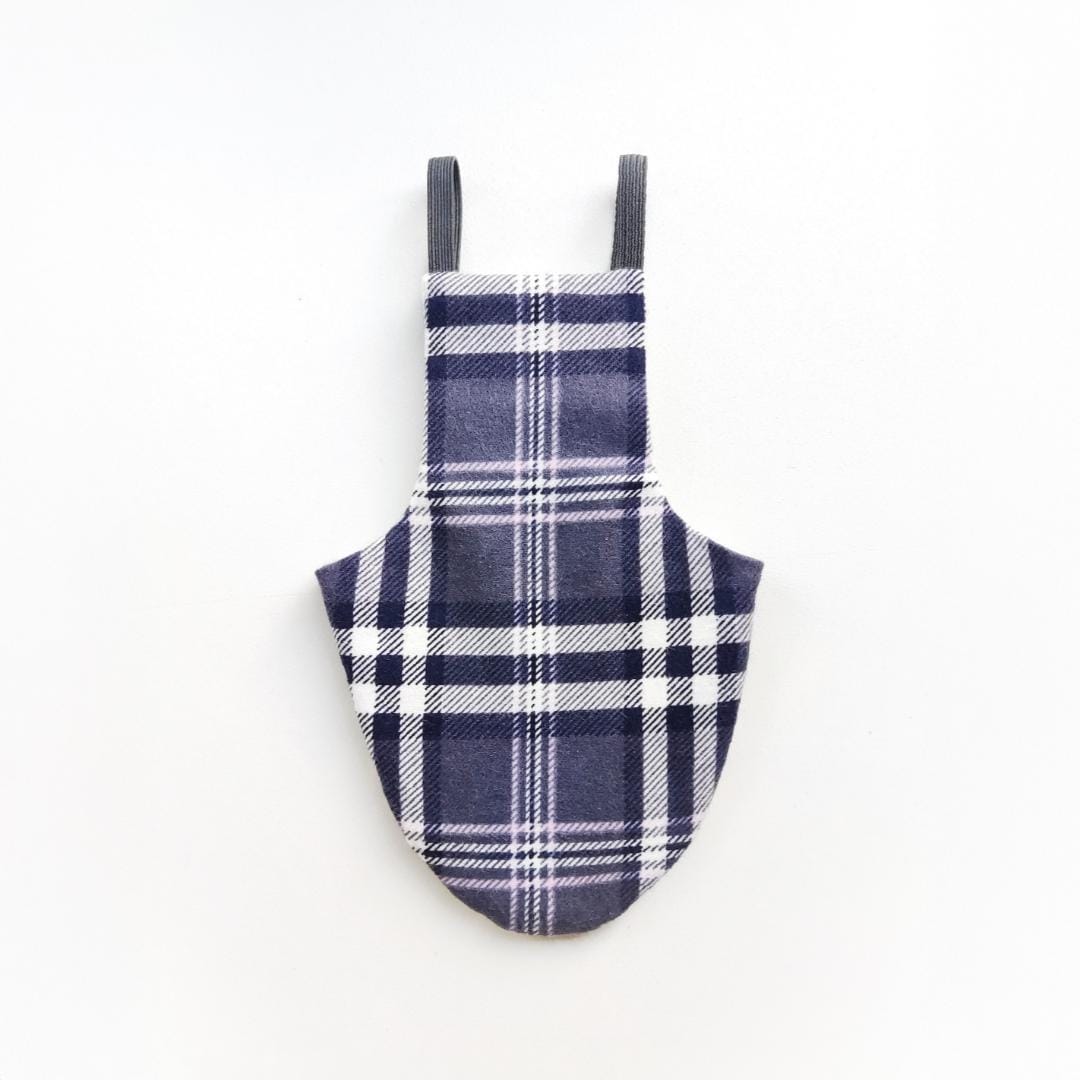 Pigeon Pants Bird Diaper Flightsuit - Cozy Tartan Pyjamas