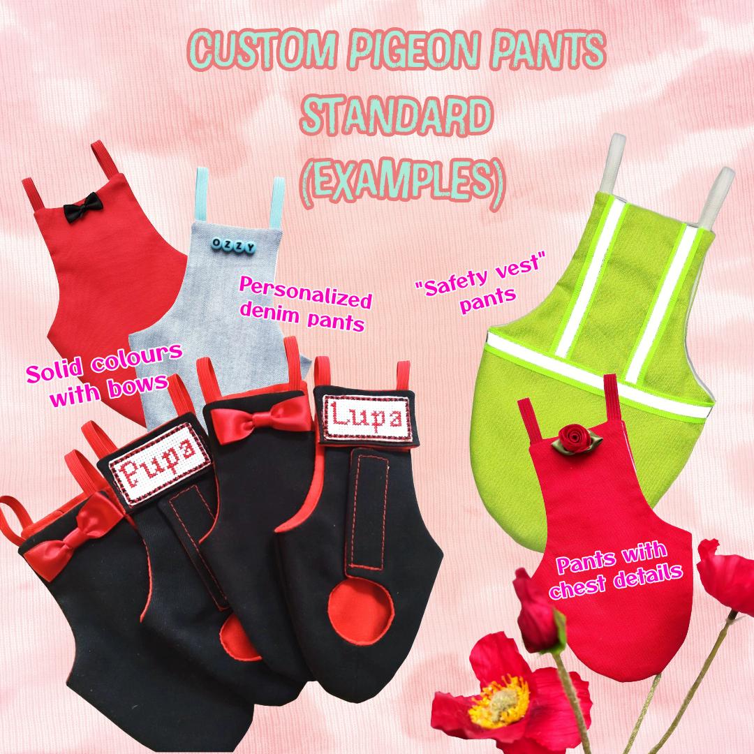 Pigeon Pants Flyper Bird Diaper Flightsuit - Custom Design Standard/Special (See Gallery for Examples)