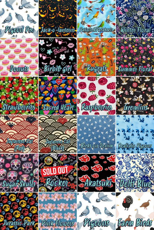 Pigeon Pants Mini Flyper Mini Bird Diaper Flightsuit - Choose From 50+ Designs