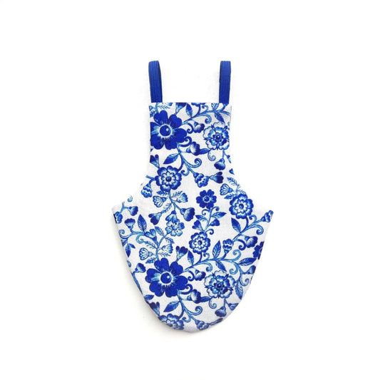 Pigeon Pants Flyper Bird Diaper Flightsuit - Delft Blue