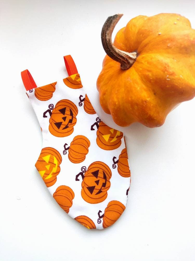 Pigeon Pants Bird Diaper Flightsuit - Halloween Pumpkins