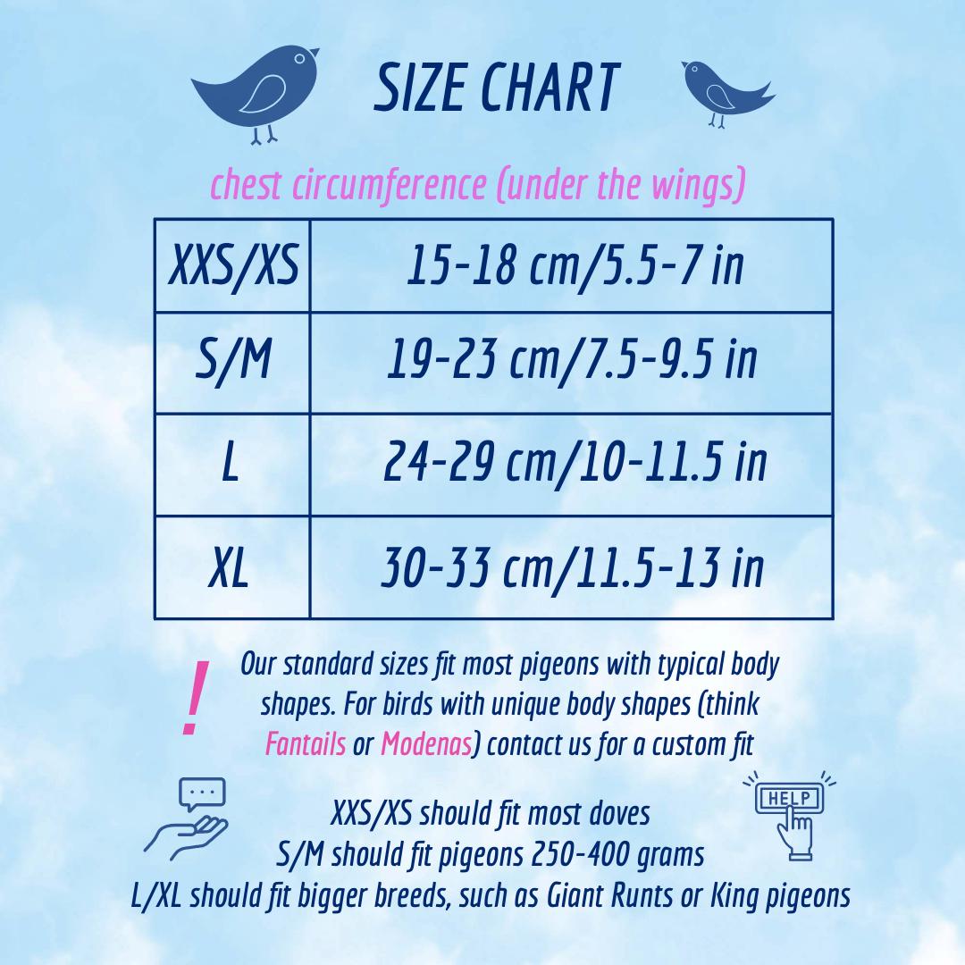 Pigeon Harness "Sophie" - Reflective Bird Flight Harness with Soft-brake Leash Extender - Safety Green and Khaki