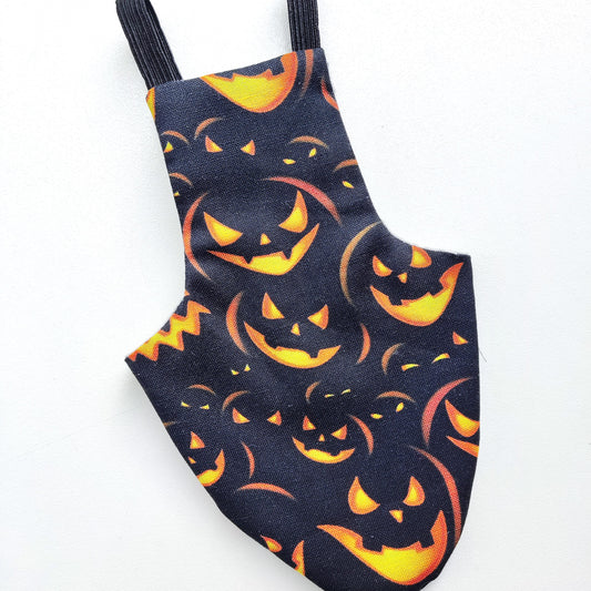 Pigeon Pants Bird Diaper Flightsuit - Jack-o'-lanterns