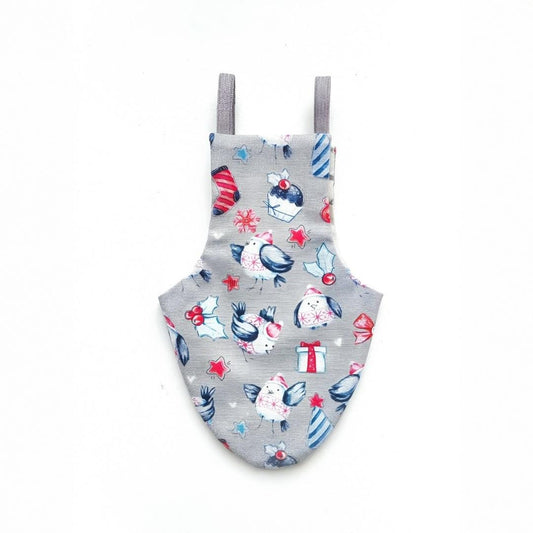 Pigeon Pants Bird Diaper Flightsuit - Christmas Birds