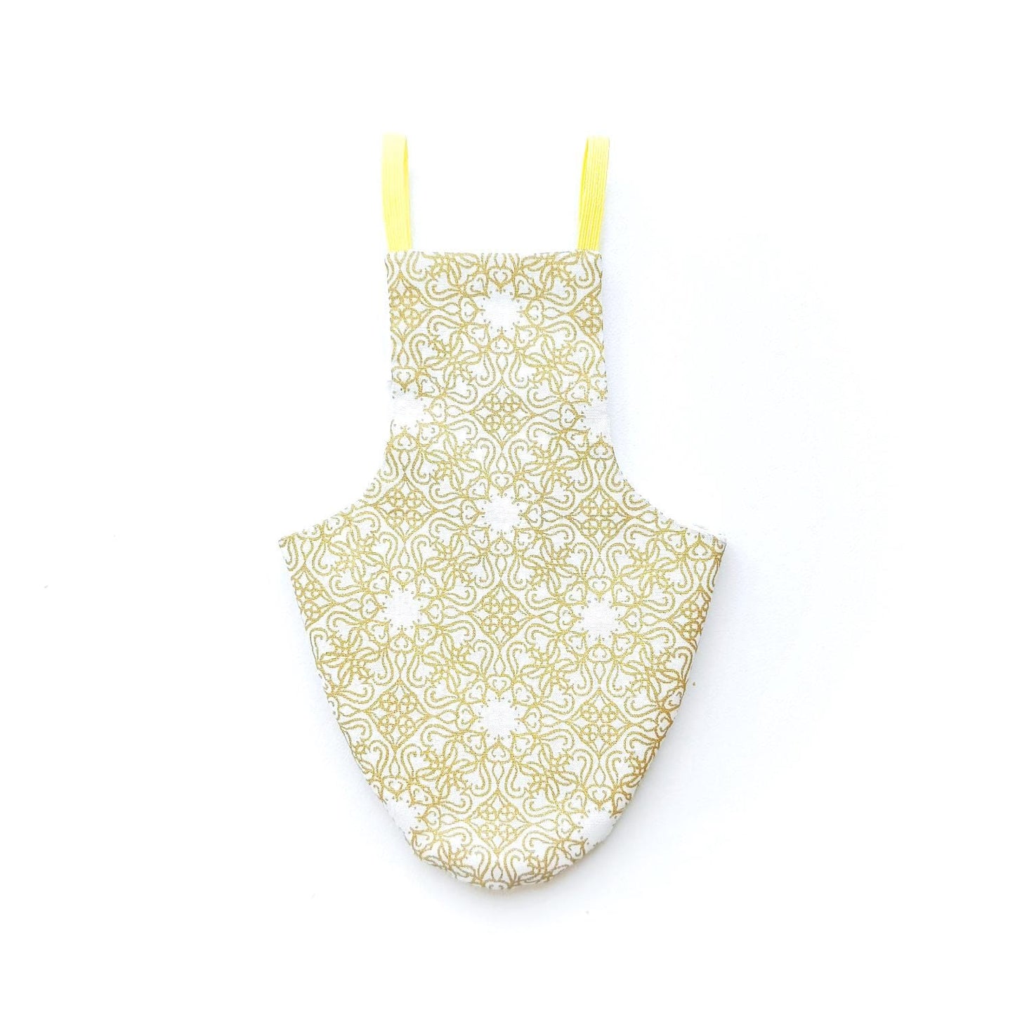 Pigeon Pants Flightsuit in Ornamental Gold Print - Handmade Cotton Bird Diaper w/ Leash Add-On