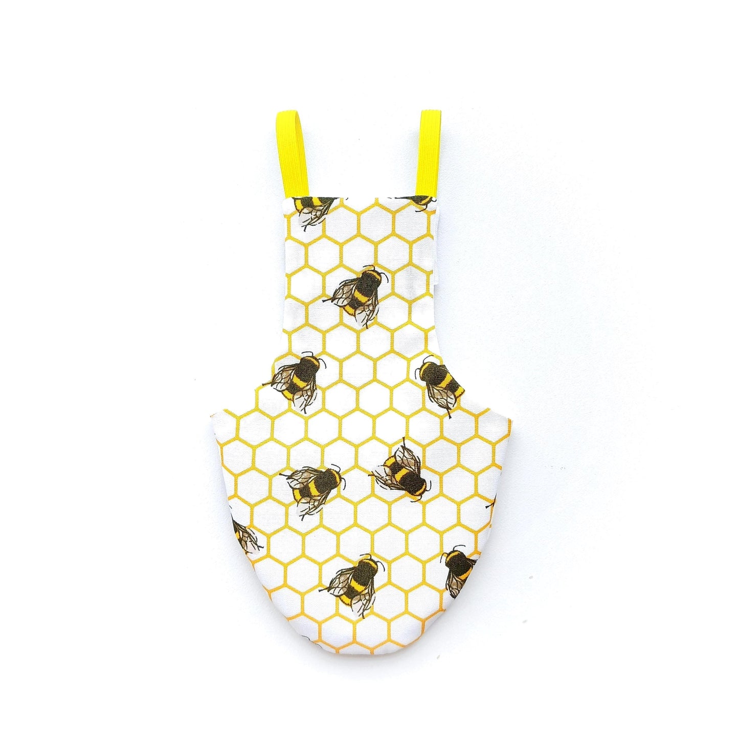 Pigeon Pants Flightsuit in Honeycomb Print - Handmade Cotton Bird Diaper w/ Leash Add-On