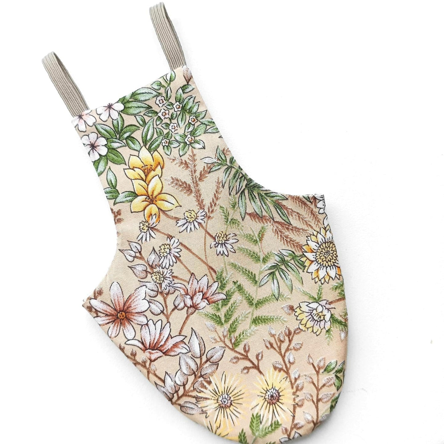 Two-Pack Pigeon Pants Flightsuits in Floral Prints - Handmade Cotton Bird Diapers
