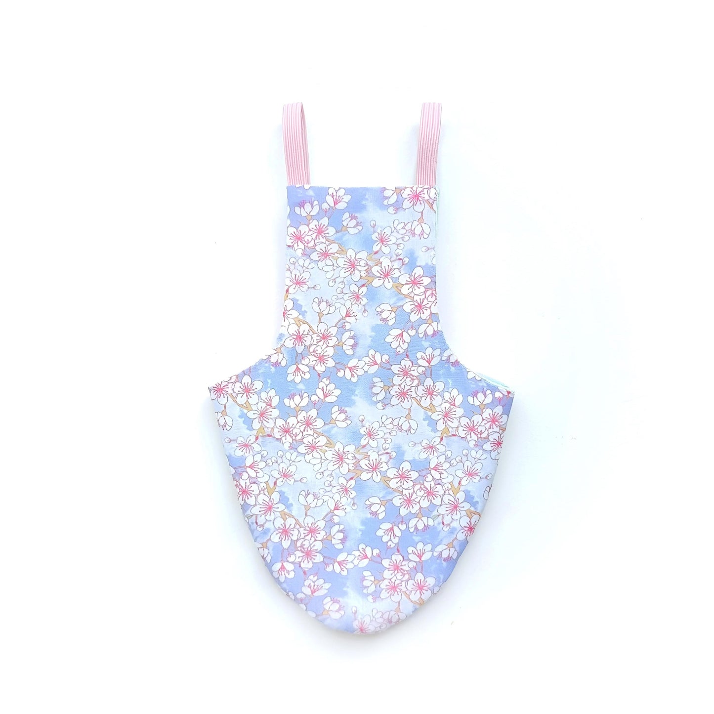 Pigeon Pants Flightsuit in Sakura Print - Handmade Cotton Bird Diaper w/ Leash Add-On