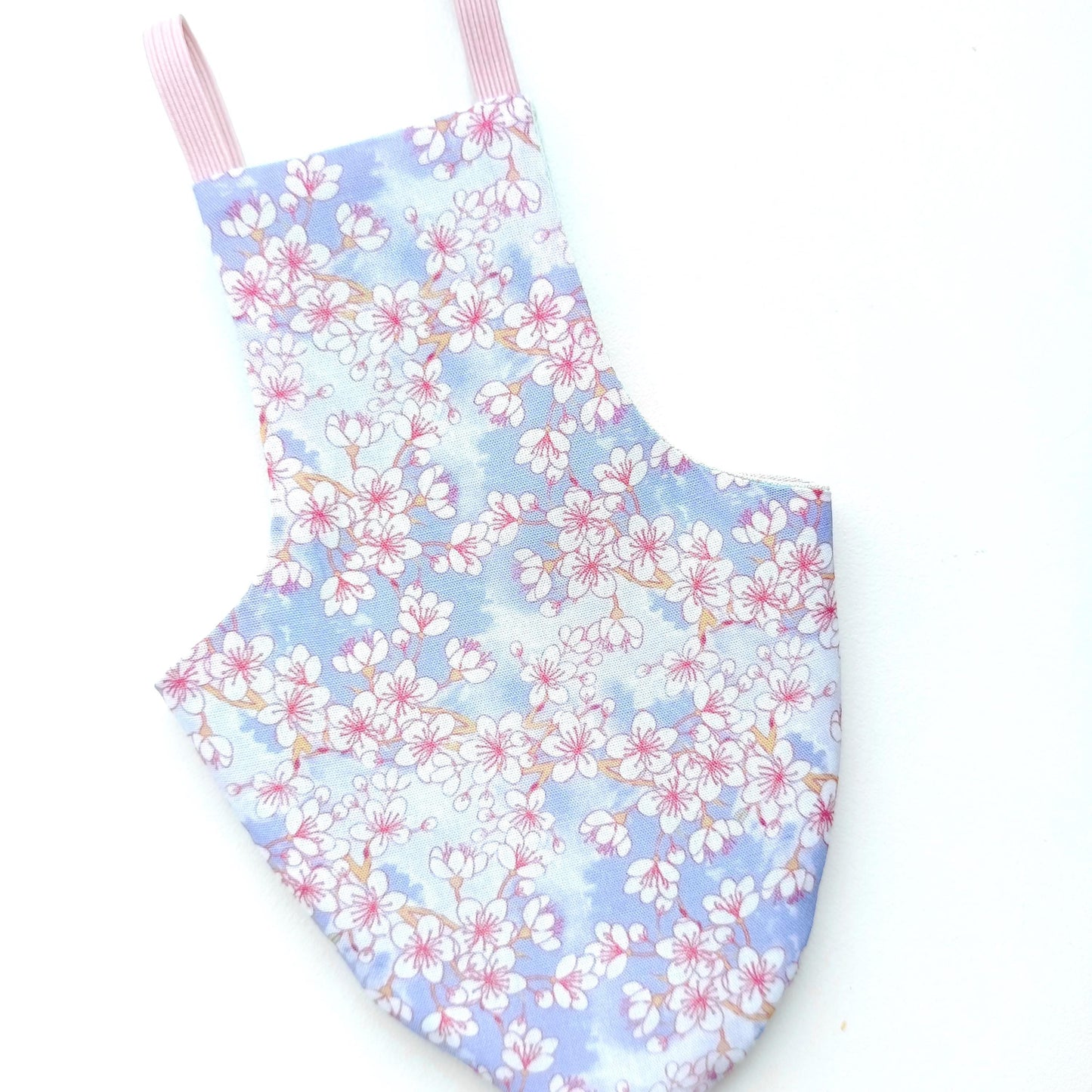 Pigeon Pants Flightsuit in Sakura Print - Handmade Cotton Bird Diaper w/ Leash Add-On