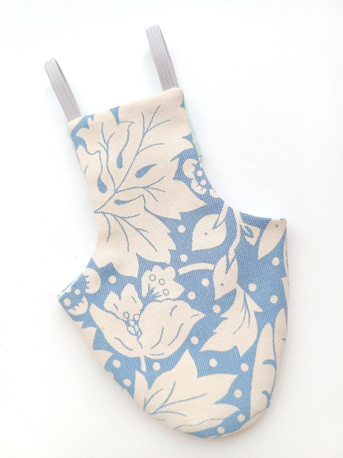 Pigeon Pants Flightsuit in Blue Morris Print - Handmade Cotton Bird Diaper w/ Leash Add-On