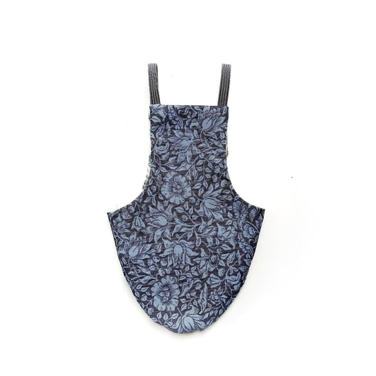 Pigeon Pants Bird Diaper Flightsuit - Navy Floral
